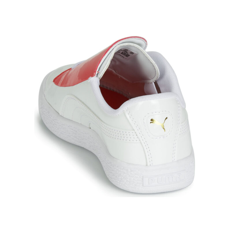 Puma PS BKT CRUSH PATENT AC.WH Weiß - Mädchen-Sneaker - Größe 5
