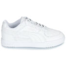 Baskets blanches Puma Caven III Jr pour filles - Taille 2