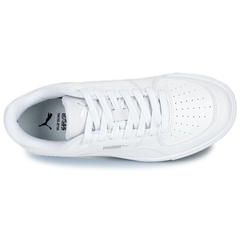 Baskets blanches Puma Caven III Jr pour filles - Taille 6
