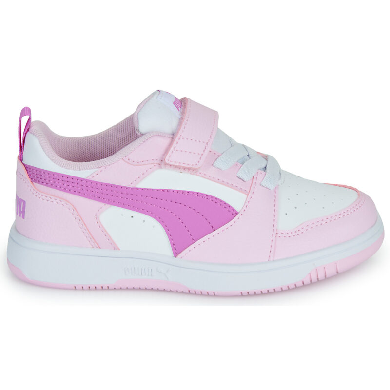 Puma Rebound V6 Lo AC+ PS Pink Sneakers M&auml;dchen - Gr&ouml;&szlig;e 2