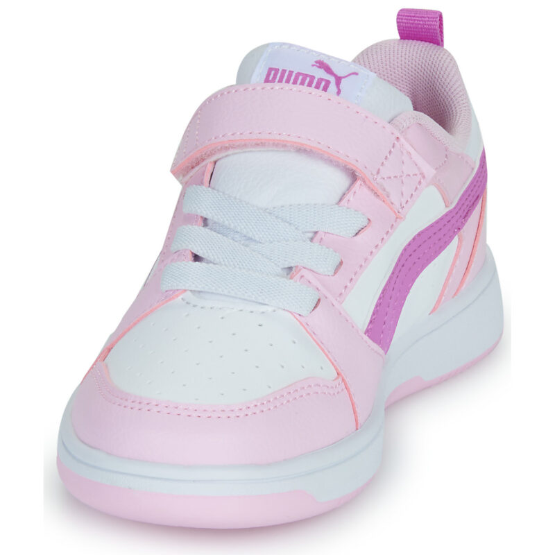 Puma Rebound V6 Lo AC+ PS Pink Sneakers M&auml;dchen - Gr&ouml;&szlig;e 3