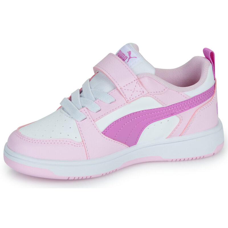 Puma Rebound V6 Lo AC+ PS Pink Sneakers M&auml;dchen - Gr&ouml;&szlig;e 4