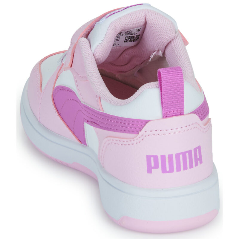 Puma Rebound V6 Lo AC+ PS Pink Sneakers M&auml;dchen - Gr&ouml;&szlig;e 5