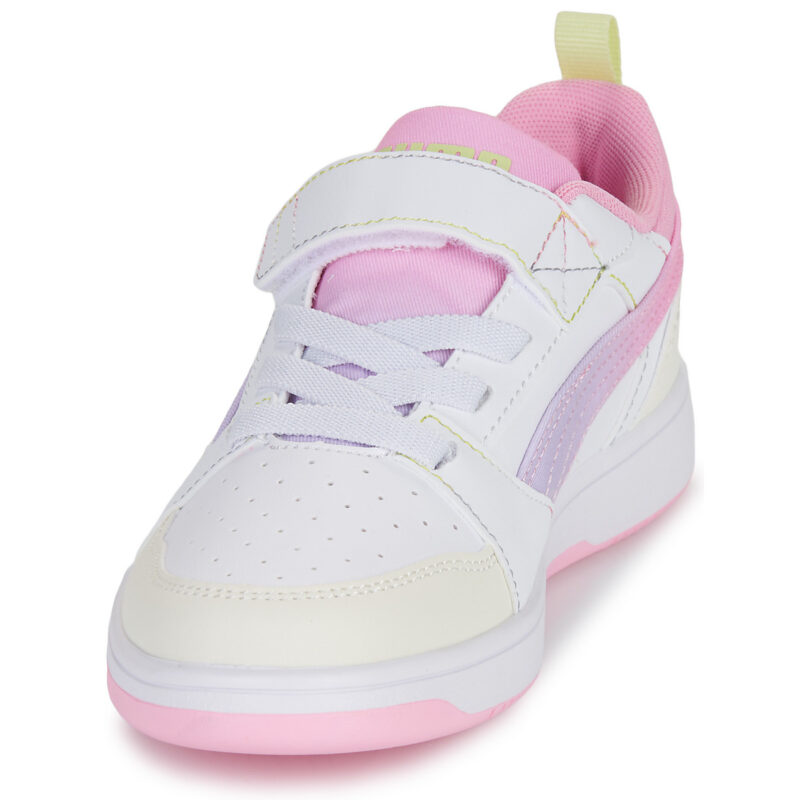 Zapatillas Puma Rebound V6 blancas para niña - 3