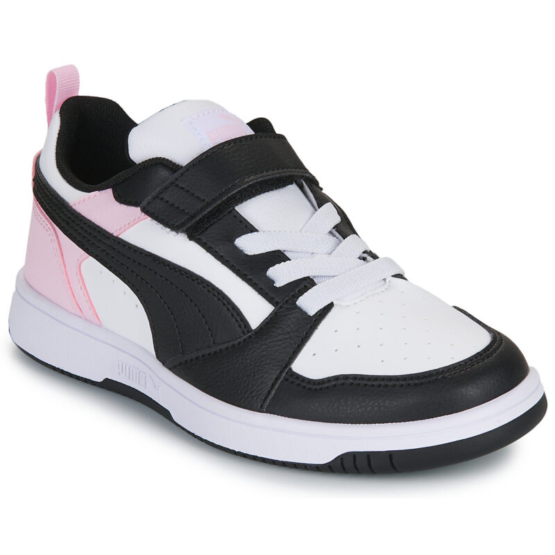 Puma Rebound V6 Lo AC+ PS Wei&szlig; - M&auml;dchen-Sneaker - Gr&ouml;&szlig;e 1