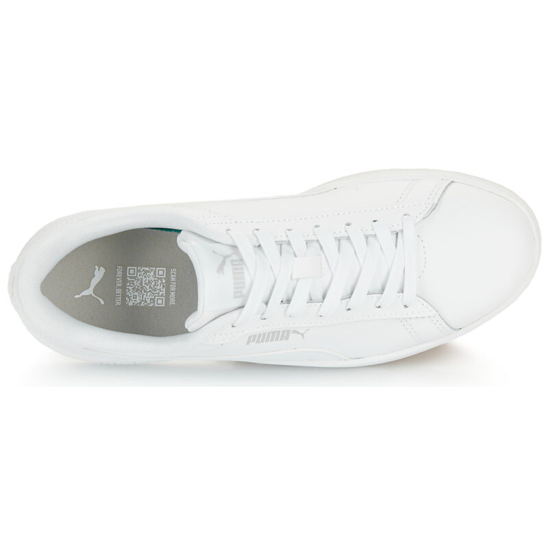 Puma SMASH 3.0 L JR Bianco Sneakers Bambina - 6