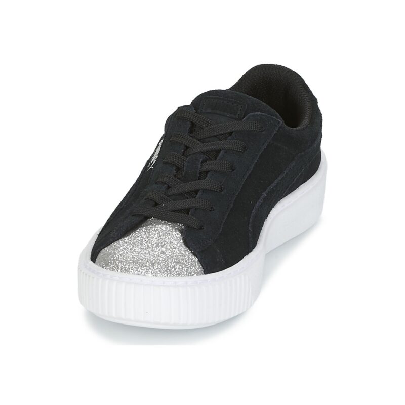 Puma SUEDE PLATFORM GLAM PS Nero Sneakers Bambina - 3