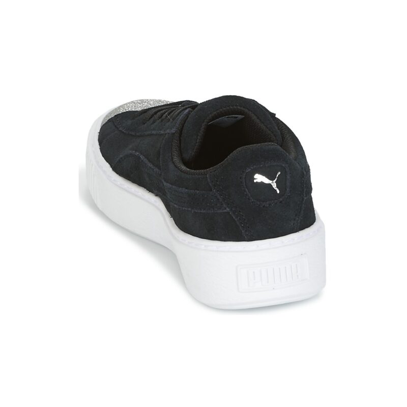 Puma SUEDE PLATFORM GLAM PS Nero Sneakers Bambina - 5