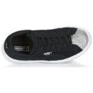Puma SUEDE PLATFORM GLAM PS Nero Sneakers Bambina - 6