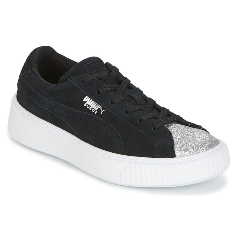 Puma SUEDE PLATFORM GLAM PS Nero Sneakers Bambina - 1