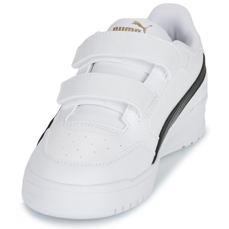 Puma Shuffle Downtown Lo V PS Bianco - Sneakers Bambina - 3