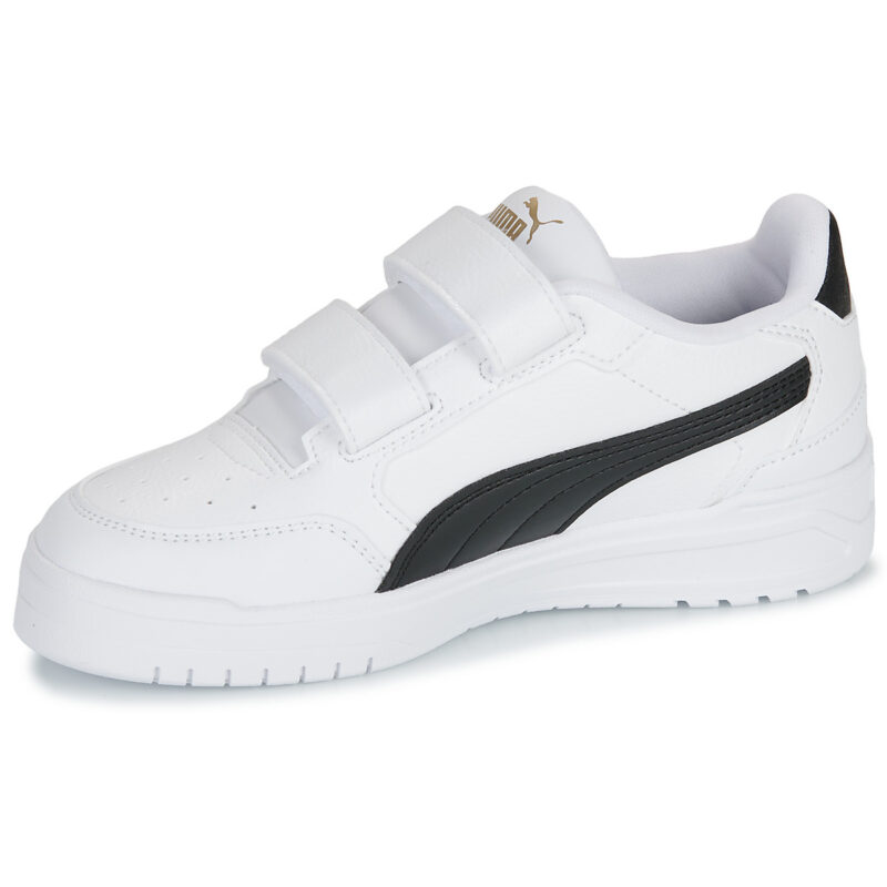 Puma Shuffle Downtown Lo V PS Bianco - Sneakers Bambina - 4