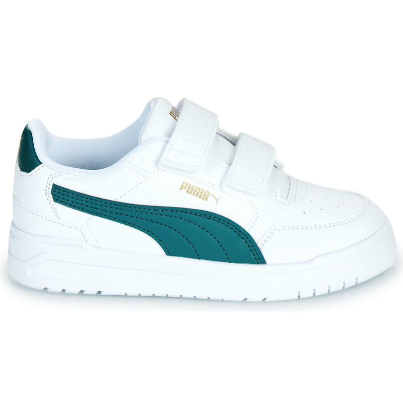 Puma Shuffle Downtown Lo V PS Wei&szlig; Sneaker M&auml;dchen - 2