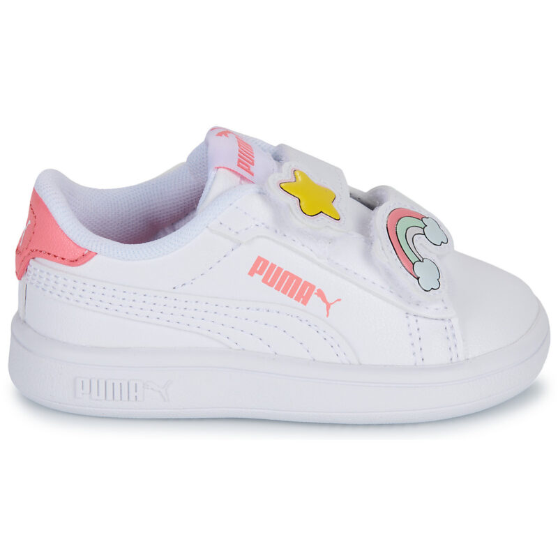 Zapatillas Puma Smash 3.0 Badges V Inf blancas para ni&ntilde;a - 2