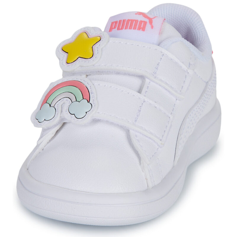 Zapatillas Puma Smash 3.0 Badges V Inf blancas para ni&ntilde;a - 3