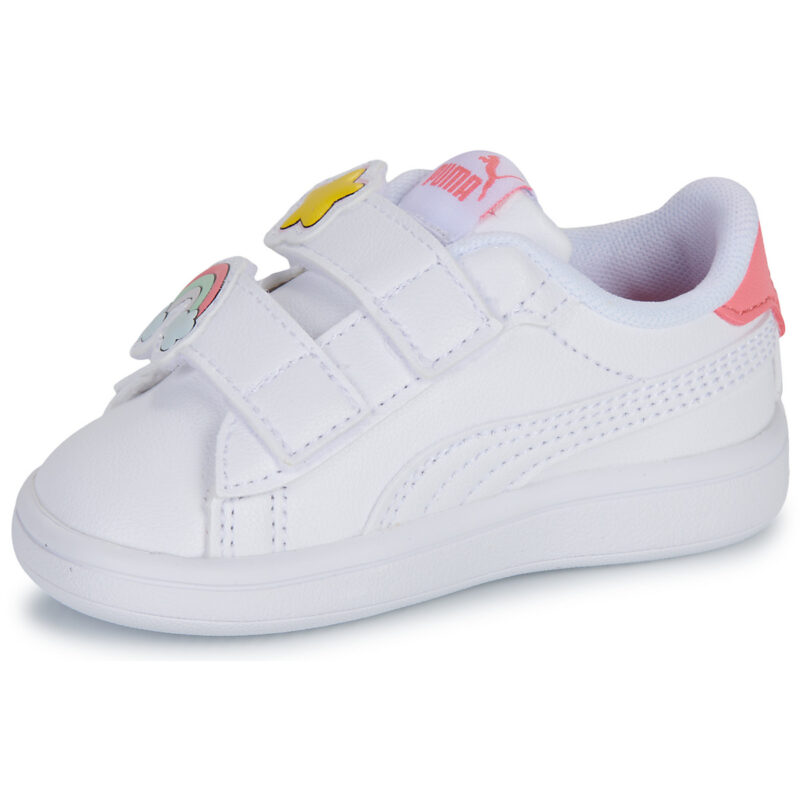 Zapatillas Puma Smash 3.0 Badges V Inf blancas para ni&ntilde;a - 4