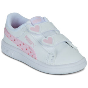 Scarpe bambini ragazza Puma  Smash 3.0 Hearty V Inf  Bianco Puma 4069161514258