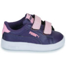 Puma Smash 3.0 L Glitter Velcro V Inf Viola Sneakers Bambina - 2