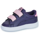 Puma Smash 3.0 L Glitter Velcro V Inf Viola Sneakers Bambina - 4