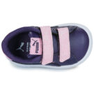 Puma Smash 3.0 L Glitter Velcro V Inf Viola Sneakers Bambina - 6