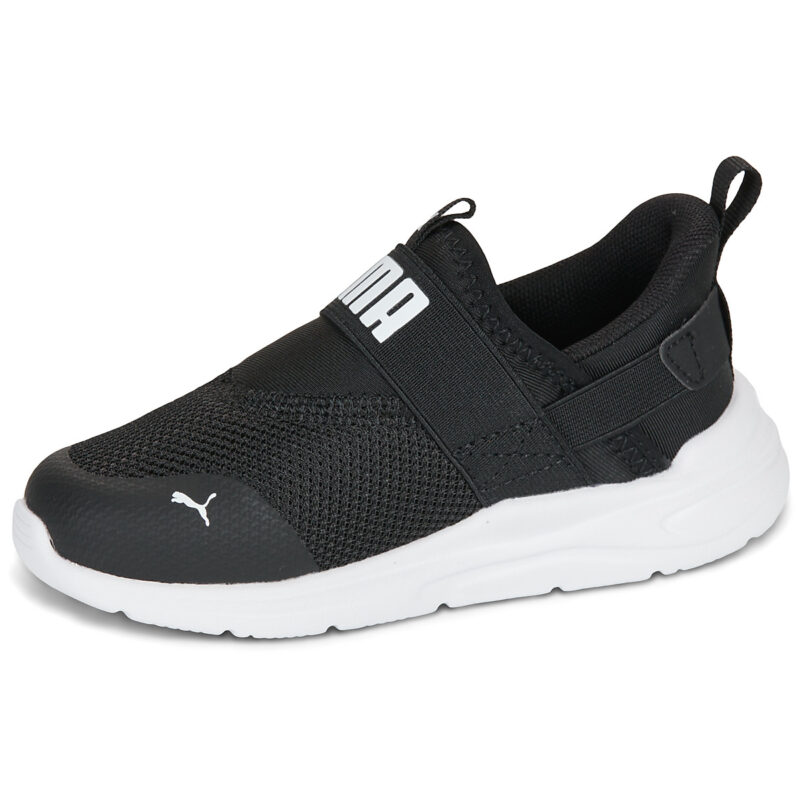 Puma Soft Wired 2 SLIPTECH Inf Nero - Sneakers Bambina - 4