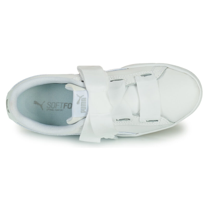 Puma VIKKY RIB PS BL Blanc Baskets Fille - 6