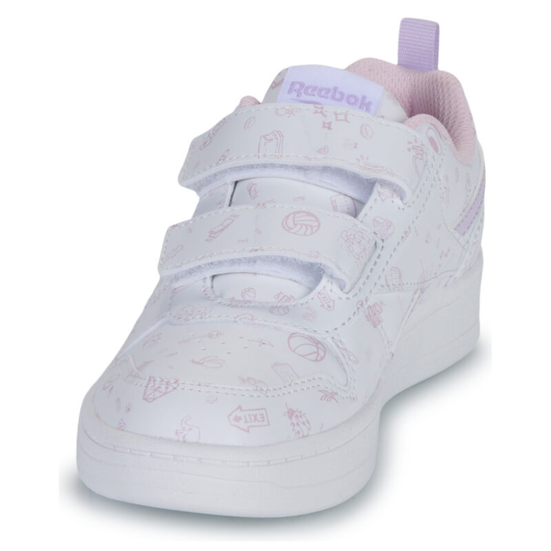 Reebok Classic ROYAL PRIME 2.0 TWO STRAP HOOP LOOP Bianco Sneakers Bambina - 3