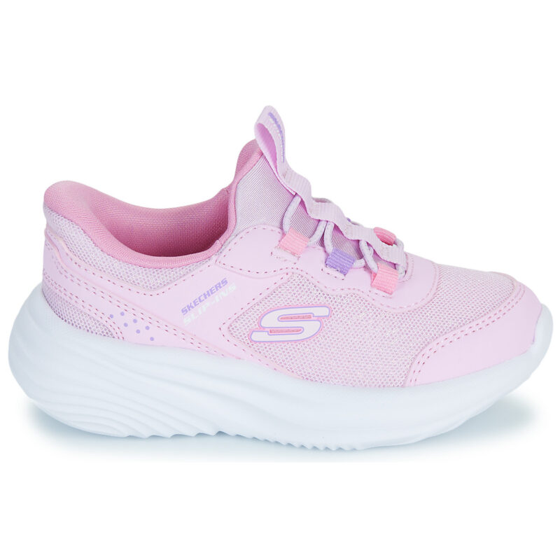 Skechers  BOUNDER PRO SLIP-INS  Rosa Sneakers Bambina - 2