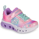 Skechers FLUTTER HEART LIGHTS Rosa Sneakers Bambina - 1