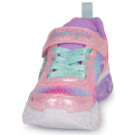 Skechers FLUTTER HEART LIGHTS Rosa Sneakers Bambina - 3