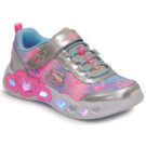 Skechers INFINITE HEART Baskets multicolores LIGHTS pour filles - Taille 6