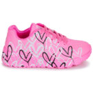 Skechers JGOLDCROWN: UNO LITE - METALLIC LOVE Rosa Sneakers Bambina - 2