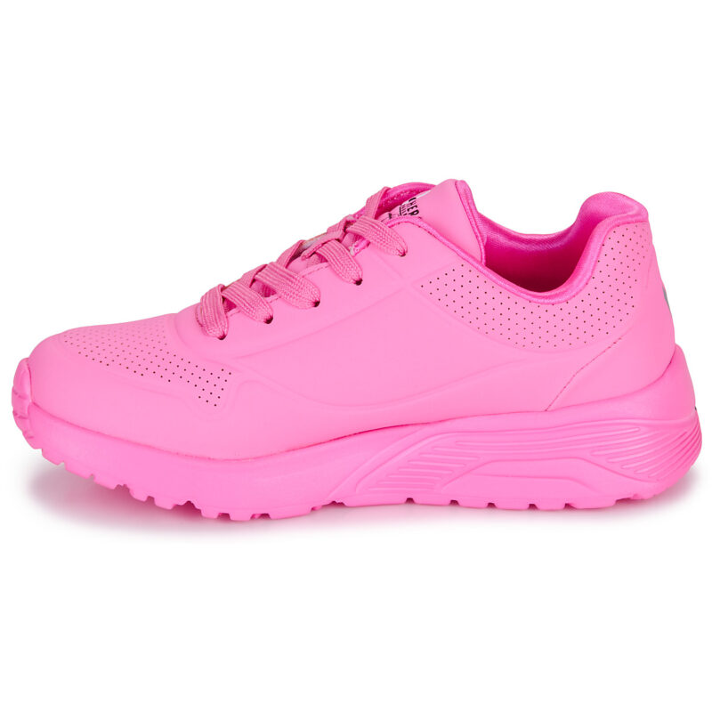 Skechers JGOLDCROWN: UNO LITE - METALLIC LOVE Rosa Sneakers Bambina - 4