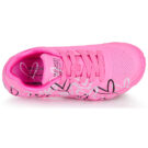 Skechers JGOLDCROWN: UNO LITE - METALLIC LOVE Rosa Sneakers Bambina - 6