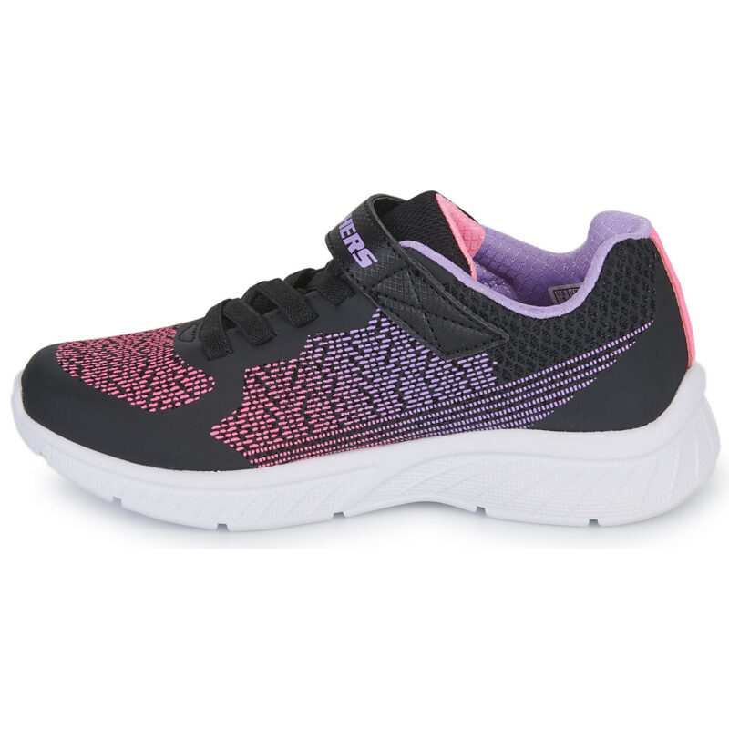Zapatillas Skechers MICROSPEC MAX PLUS negras para niña - Talla 4