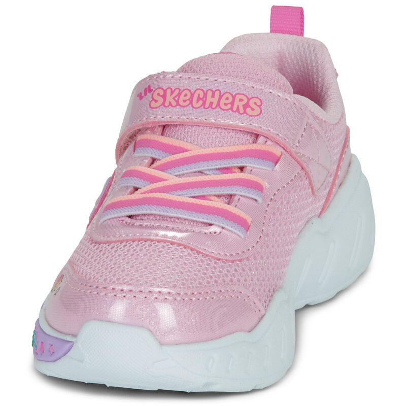 Baskets roses Skechers PLAY SCENE FUN SQUAD pour filles - Taille 3