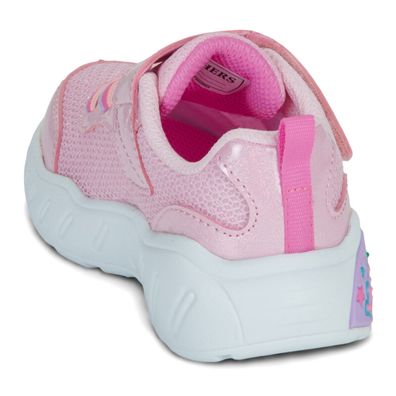 Baskets roses Skechers PLAY SCENE FUN SQUAD pour filles - Taille 5
