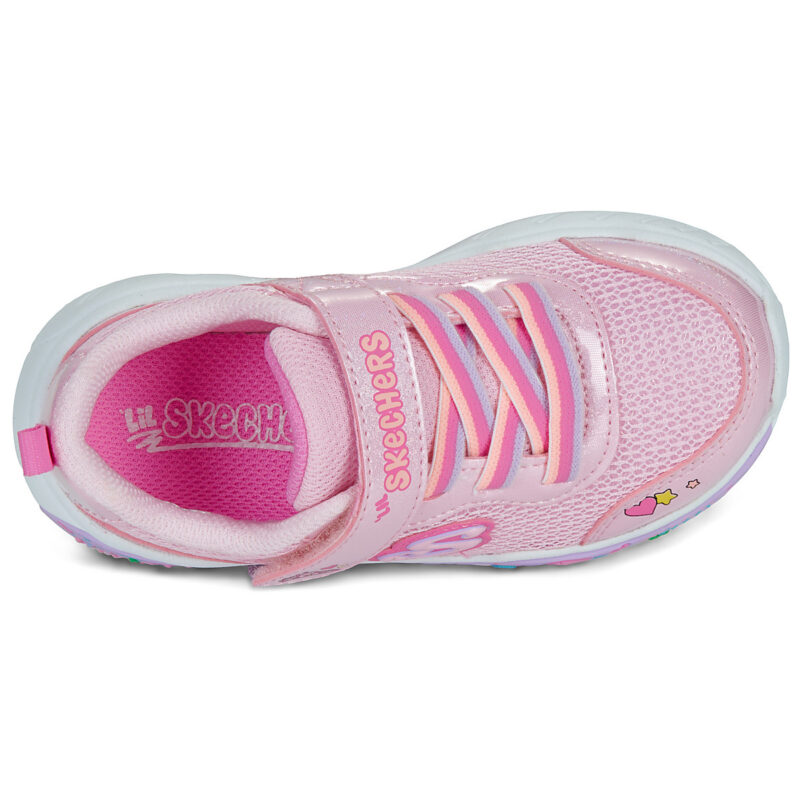 Baskets roses Skechers PLAY SCENE FUN SQUAD pour filles - Taille 6