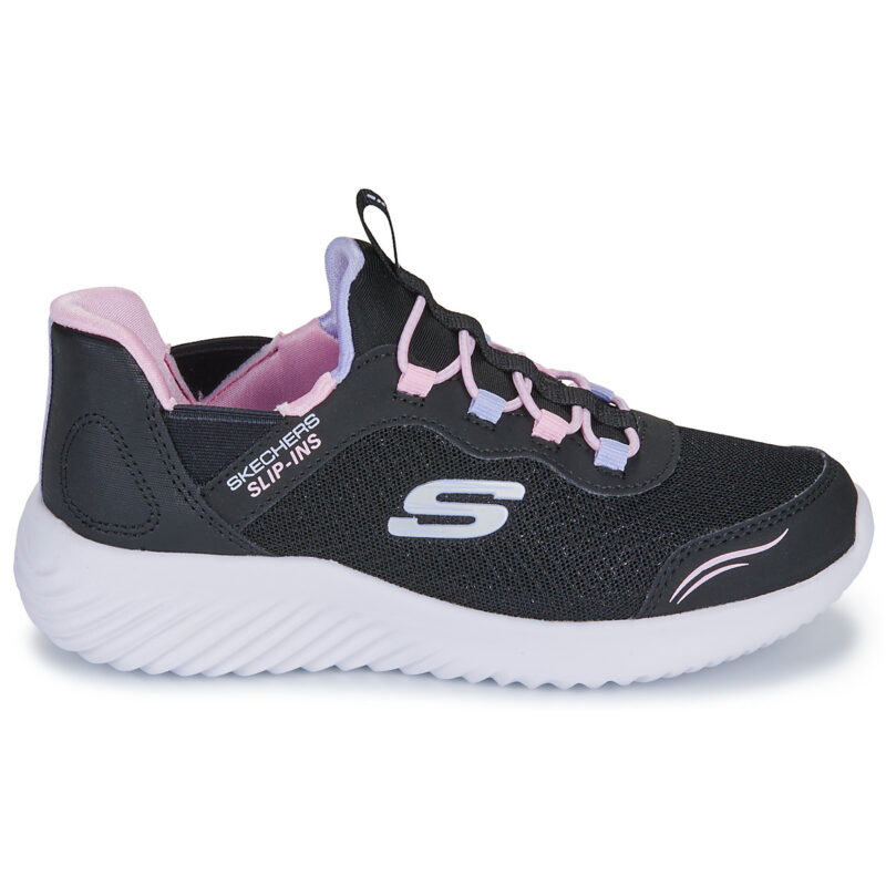 Skechers SLIP-INS: BOUNDER - SIMPLE CUTE Schwarz - Mädchen-Sneaker - Größe 2