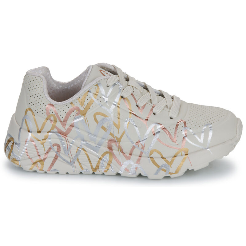 Skechers UNO LITE Bianco Sneakers Bambina - 2