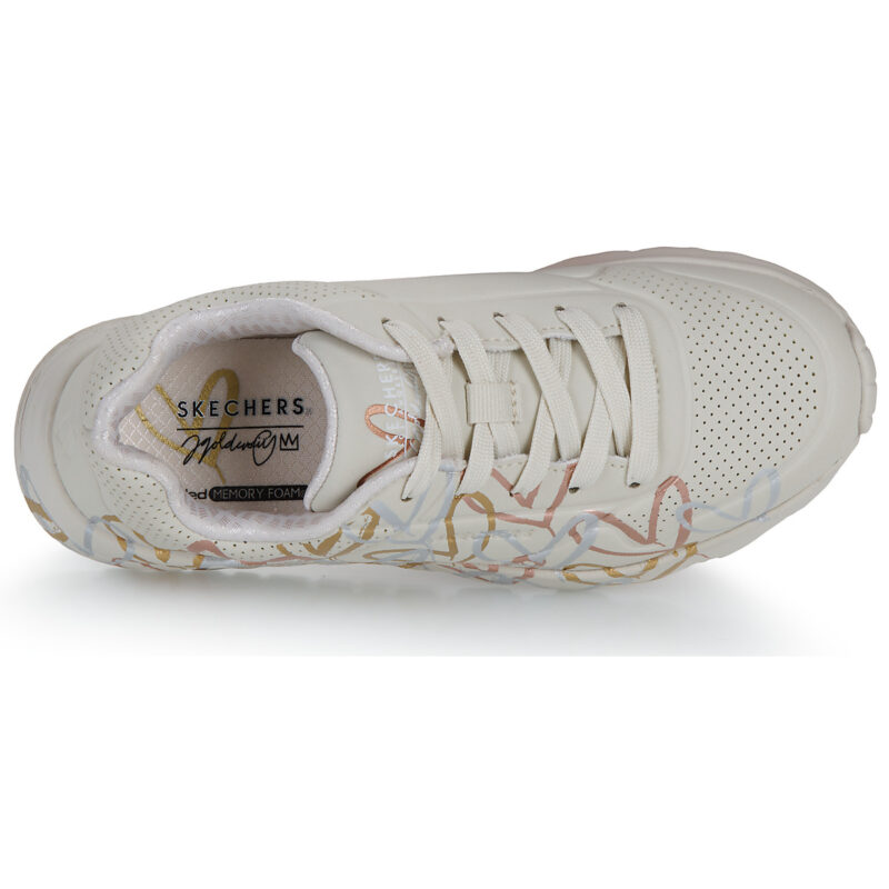 Skechers UNO LITE Bianco Sneakers Bambina - 6