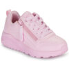 Scarpe bambini ragazza Skechers UNO LITE - EASY ZIP Rosa Skechers 197627291307