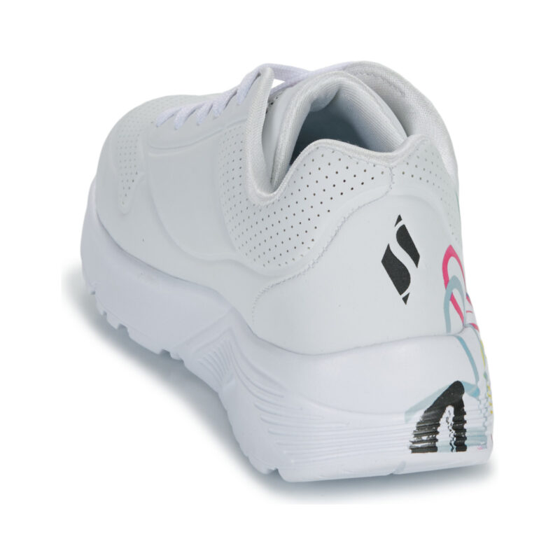 Skechers UNO LITE - GOLDCROWN SPREAD THE LOVE Bianco Sneakers Bambina - 5