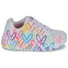 Skechers UNO LITE - GOLDCROWN SPREAD THE LOVE Baskets blanches pour fille - Taille 2