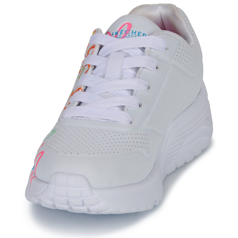 Skechers UNO LITE - GOLDCROWN SPREAD THE LOVE Baskets blanches pour fille - Taille 3