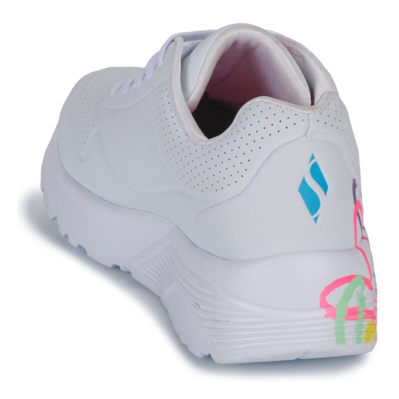 Skechers UNO LITE - GOLDCROWN SPREAD THE LOVE Baskets blanches pour fille - Taille 5