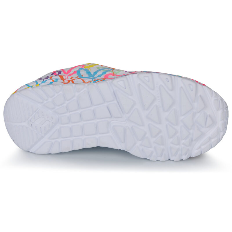 Skechers UNO LITE - GOLDCROWN SPREAD THE LOVE Baskets blanches pour fille - Taille 7