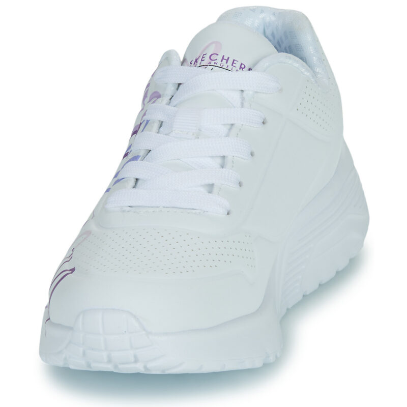 Skechers UNO LITE - GOLDCROWN SPREAD THE LOVE Weiß - Mädchen-Sneaker - Größe 3