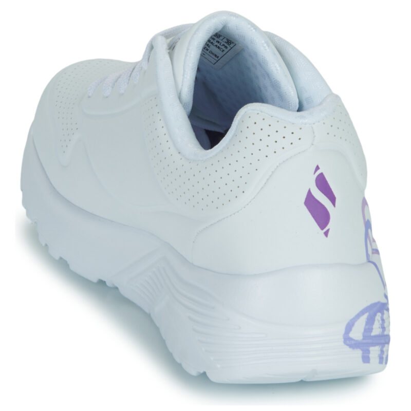Skechers UNO LITE - GOLDCROWN SPREAD THE LOVE Weiß - Mädchen-Sneaker - Größe 5