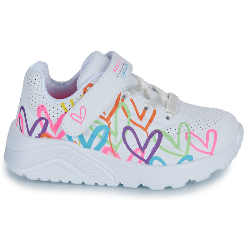 Skechers UNO LITE LOVE LEVITATE Bianco Sneakers Bambina - 2